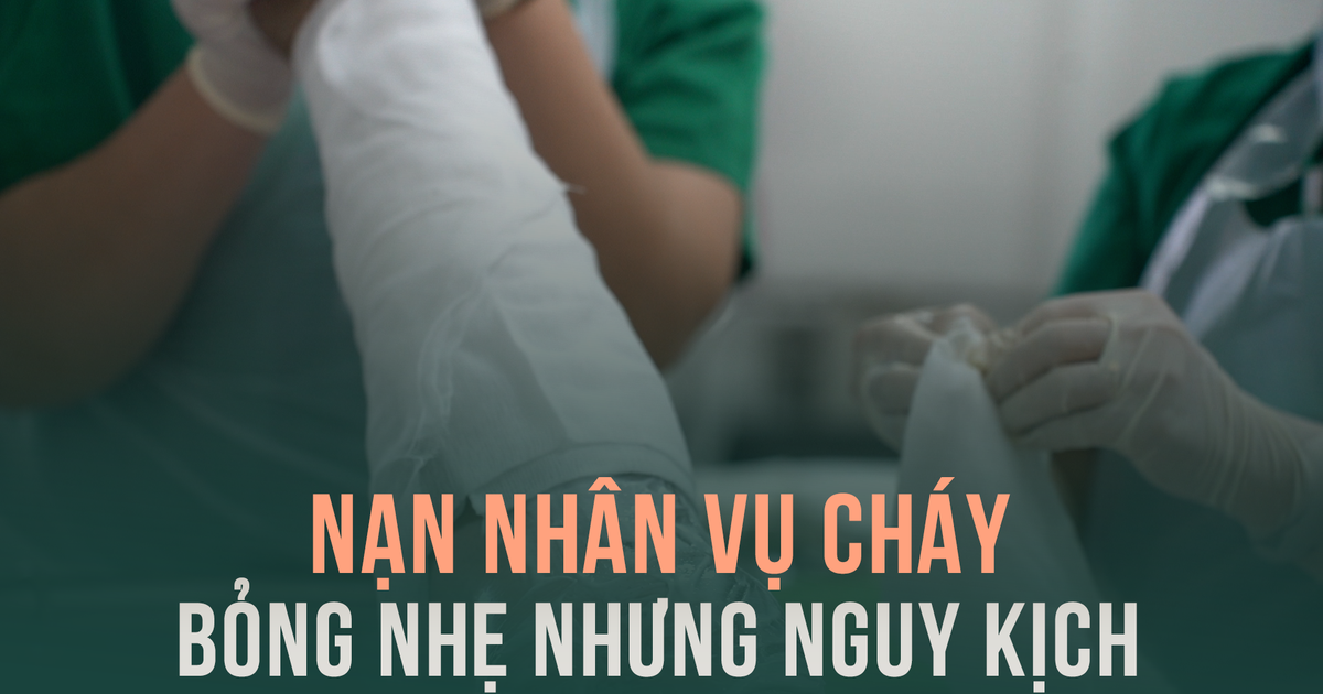Tình hình 2 bệnh nhân trong vụ cháy chung cư Viễn Đông: Bỏng nhẹ nhưng nguy kịch