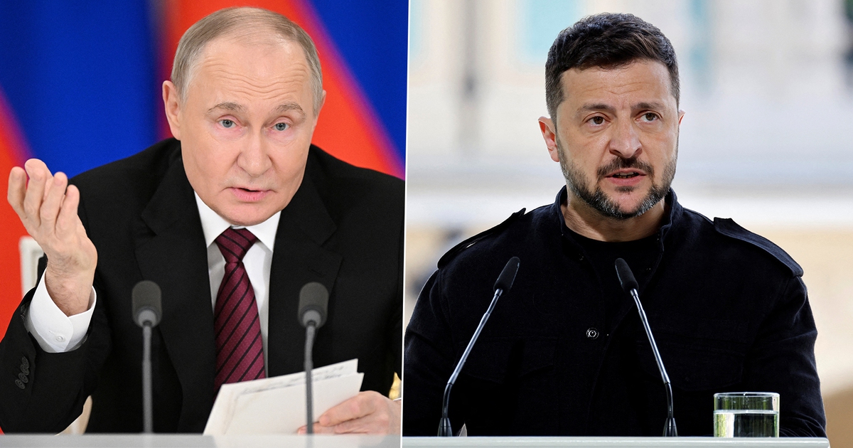 Tổng thống Putin đề nghị đàm phán trực tiếp với Ukraine vô điều kiện
