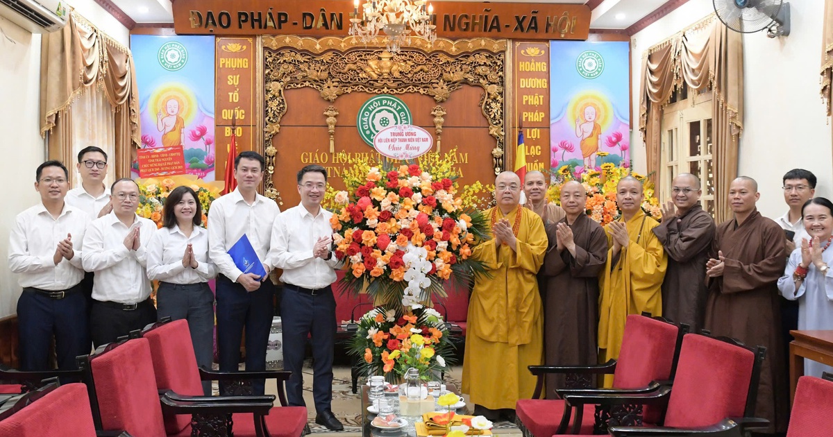 Anh Nguyễn Tường Lâm thăm T.Ư Giáo hội Phật giáo Việt Nam