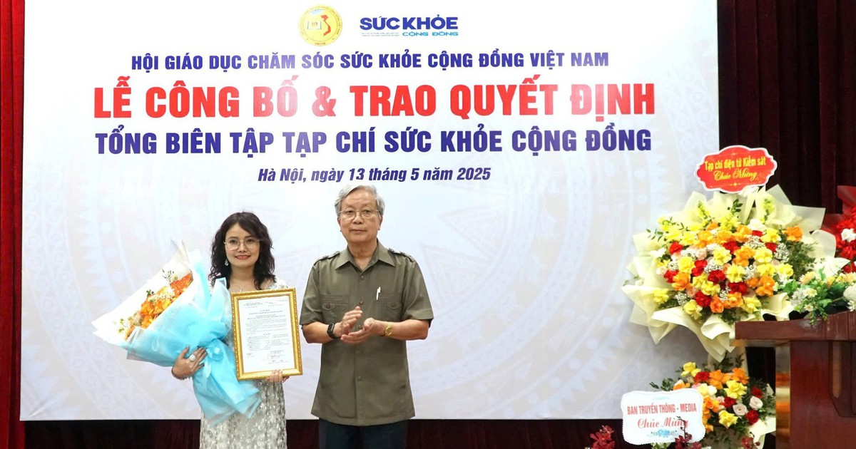 Bổ nhiệm Tổng biên tập Tạp chí Sức khỏe Cộng đồng