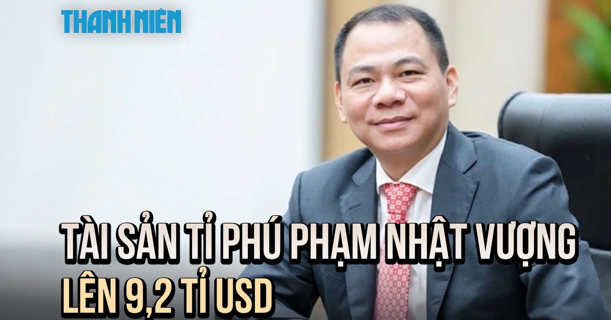 Tăng kịch trần ngay khi chào sàn, cổ phiếu Vinpearl đưa tài sản tỉ phú Phạm Nhật Vượng lên 9,2 tỉ USD