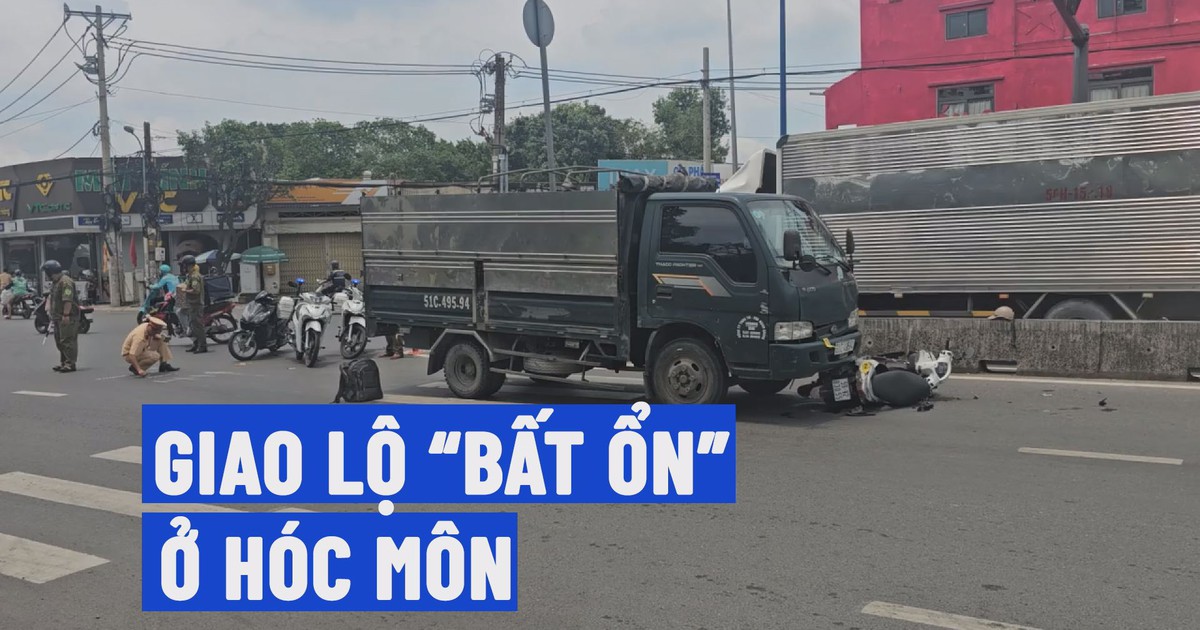 Tai nạn rình rập tại giao lộ ‘bất ổn’ ở Hóc Môn