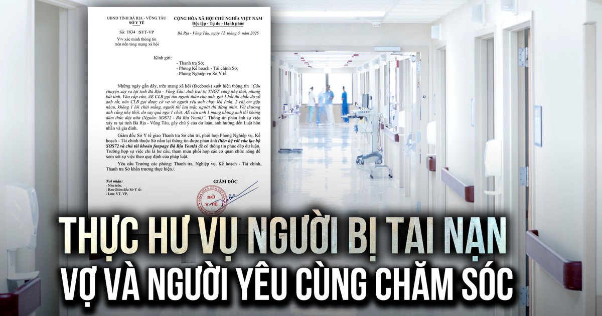 Vụ ‘chồng nhập viện, vợ và người yêu cùng đến chăm sóc’: Người đăng ảnh nói gì?