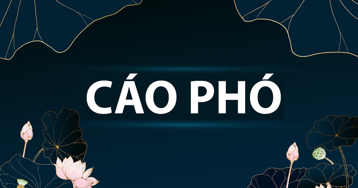 CÁO PHÓ