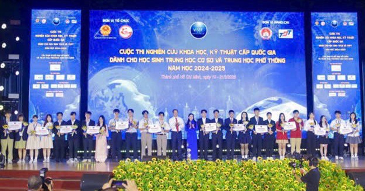 Hủy Giải nhất cuộc thi KHKT cấp Quốc gia 2025: Cần xem xét toàn diện qui trình tổ chức và chấm thi
