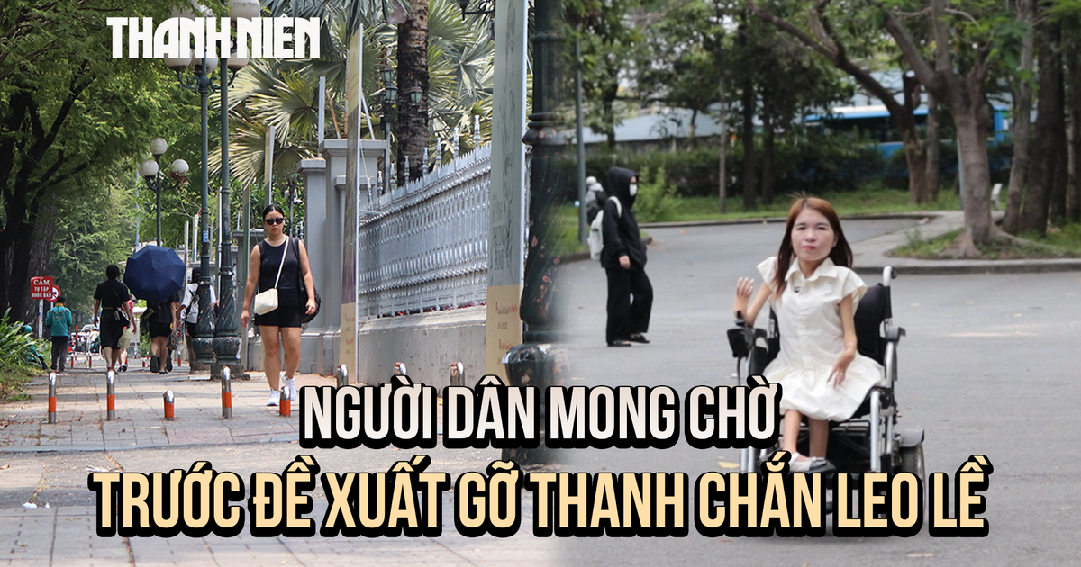 Đề xuất gỡ bỏ thanh chắn leo lề: Người khuyết tật nhẹ gánh, người dân đồng tình