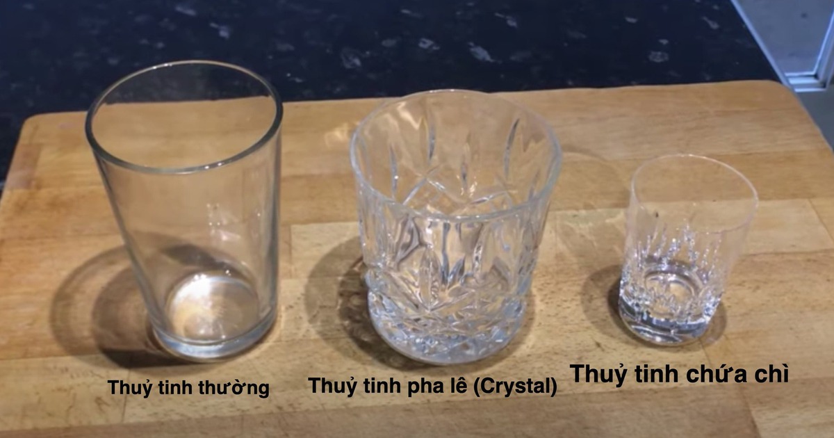 Đồ thủy tinh bạn đang dùng có chứa chì? Cách kiểm tra ai cũng làm được
