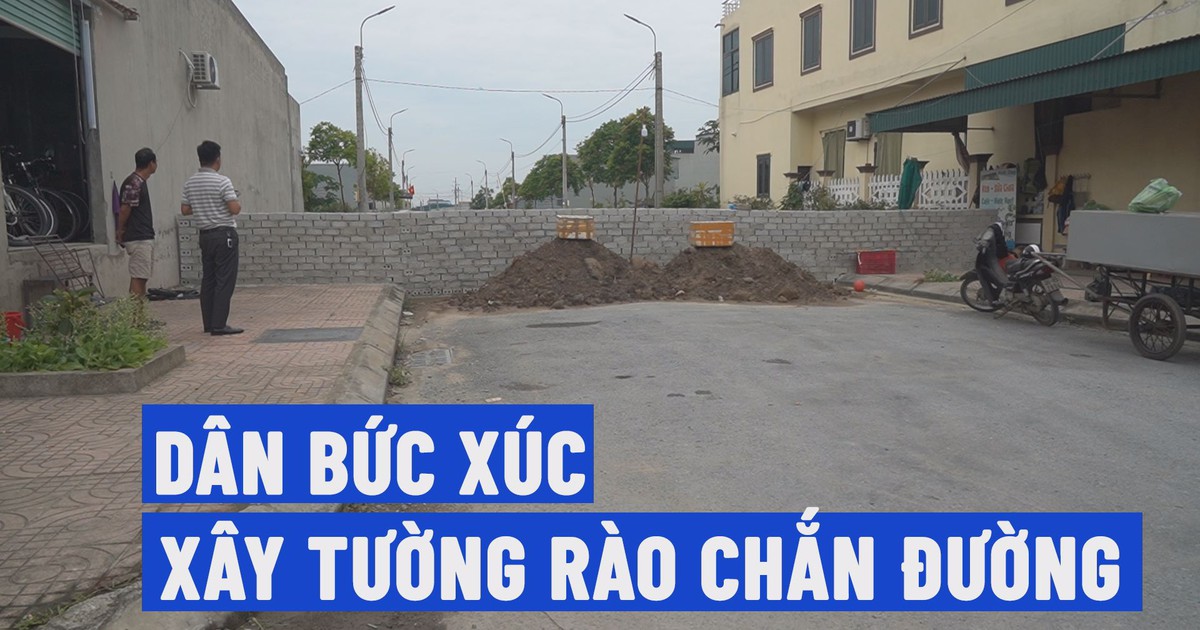 Thanh Hóa: Không được đền bù thỏa đáng, người dân bức xúc xây hàng rào chắn đường