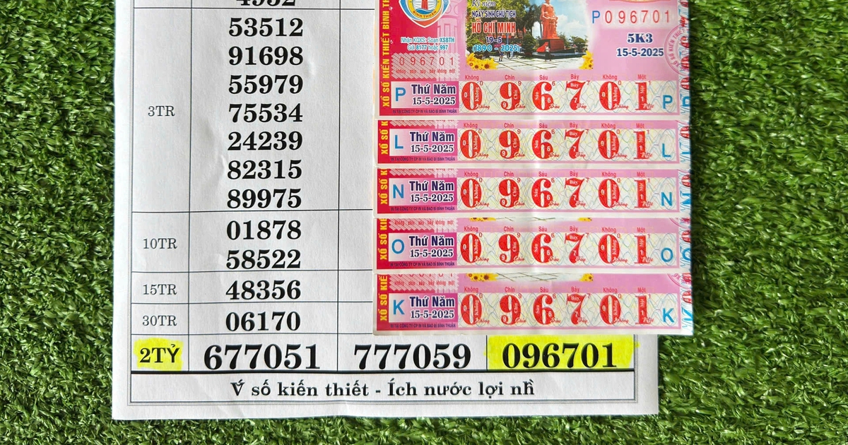 Người địa phương liên tiếp trúng số độc đắc, chọn nhận tiền qua ngân hàng