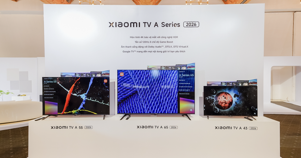 Xiaomi ra TV A Pro và A Series 2026 mới tại Việt Nam