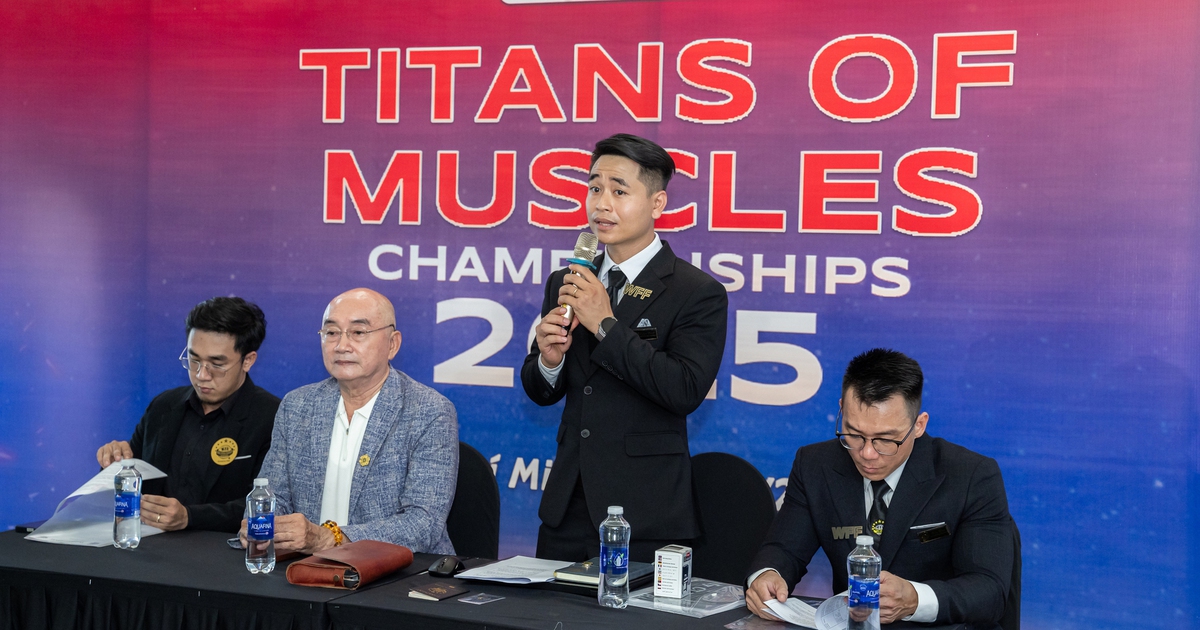 Hấp dẫn giải thể hình Titans of Muscles Championships 2025