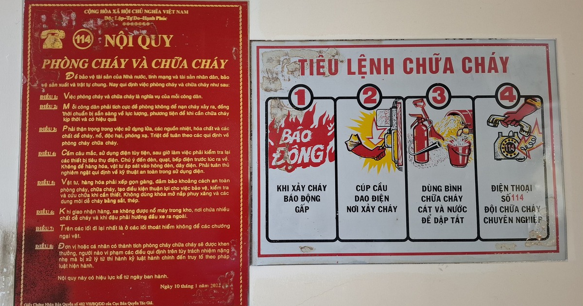 Kinh nghiệm phòng chống cháy nổ do điện của 'ông chủ' cửa hàng gas