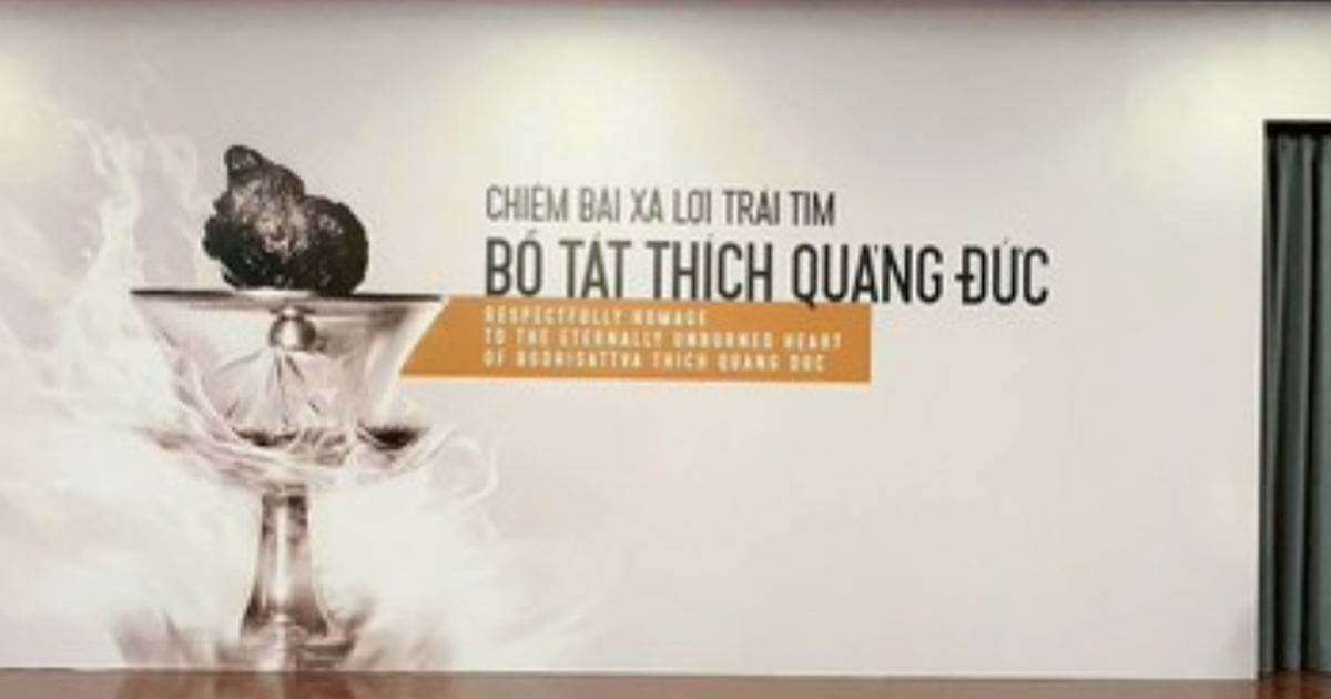 Tạm hoãn chiêm bái xá lợi trái tim Bồ tát Thích Quảng Đức dự kiến ngày mai 3.5