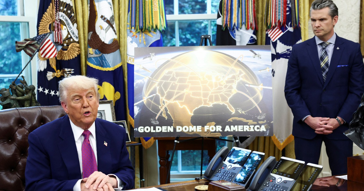 Ông Trump công bố kế hoạch lá chắn tên lửa Vòm Vàng 175 tỉ USD