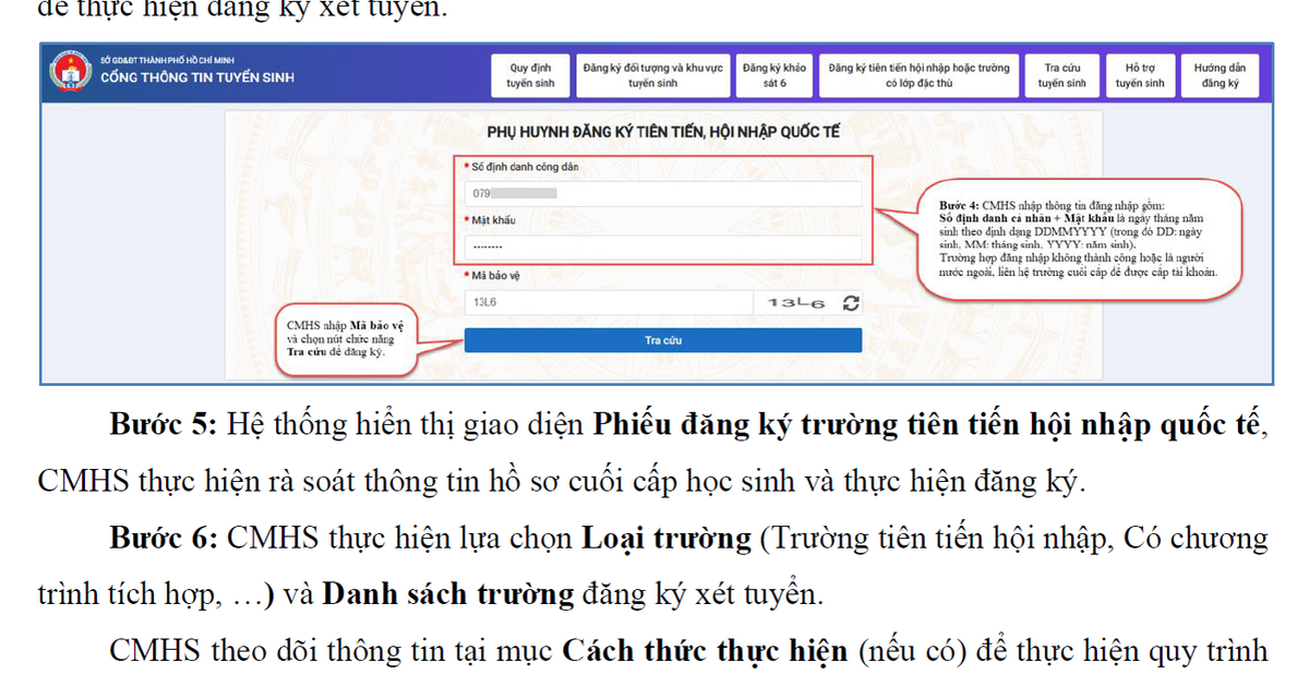Hôm nay đăng ký chọn trường tuyển sinh đầu cấp, những điều phụ huynh TP.HCM lưu ý