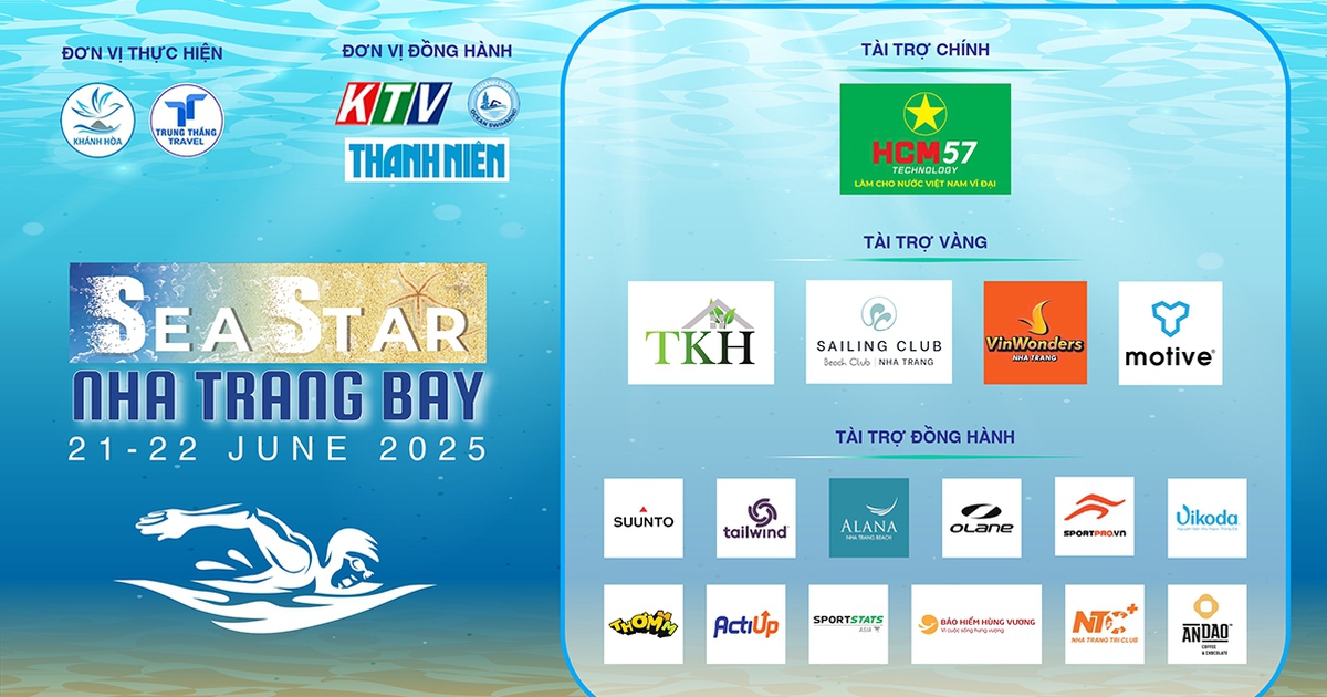 Sea Star Nha Trang 2025: Giải bơi biển bùng nổ truyền thông, hứa hẹn cuồng nhiệt