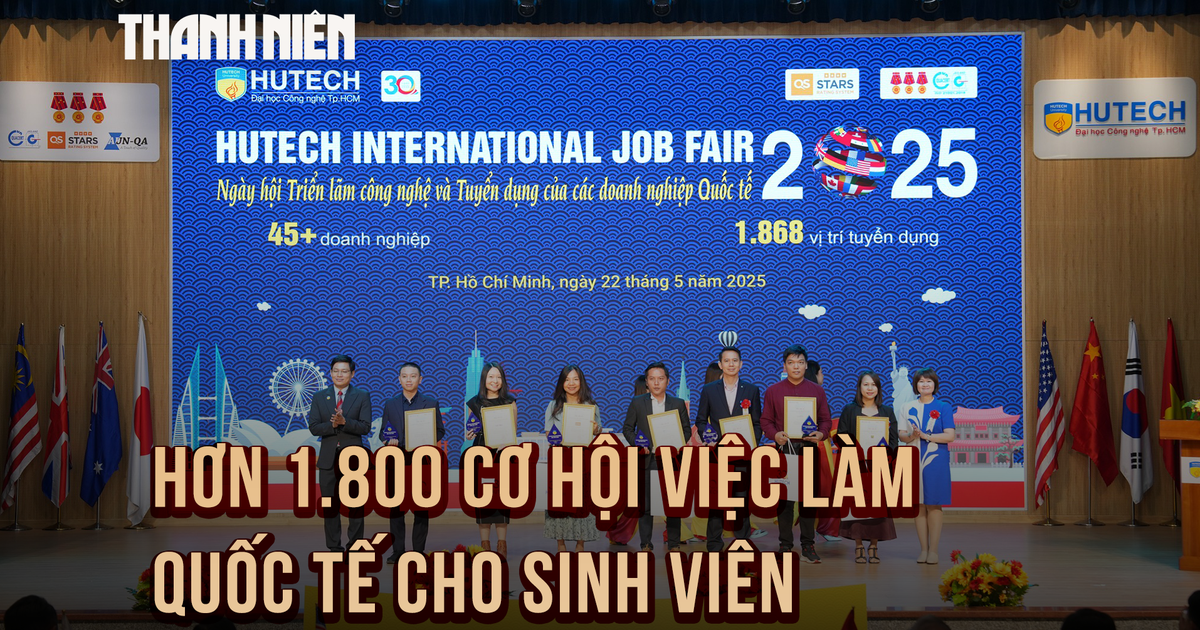 Mở ra hơn 1.800 cơ hội việc làm quốc tế tại HUTECH International Job Fair 2025