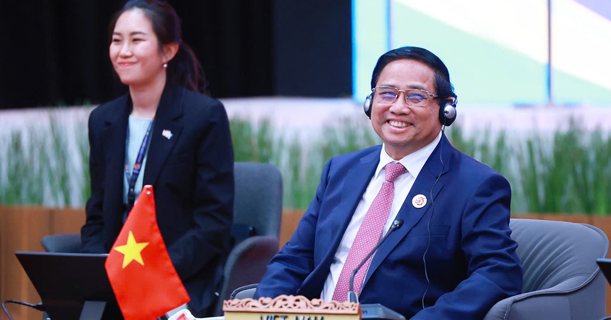 Thủ tướng Phạm Minh Chính dự phiên Đối thoại của lãnh đạo với thanh niên ASEAN