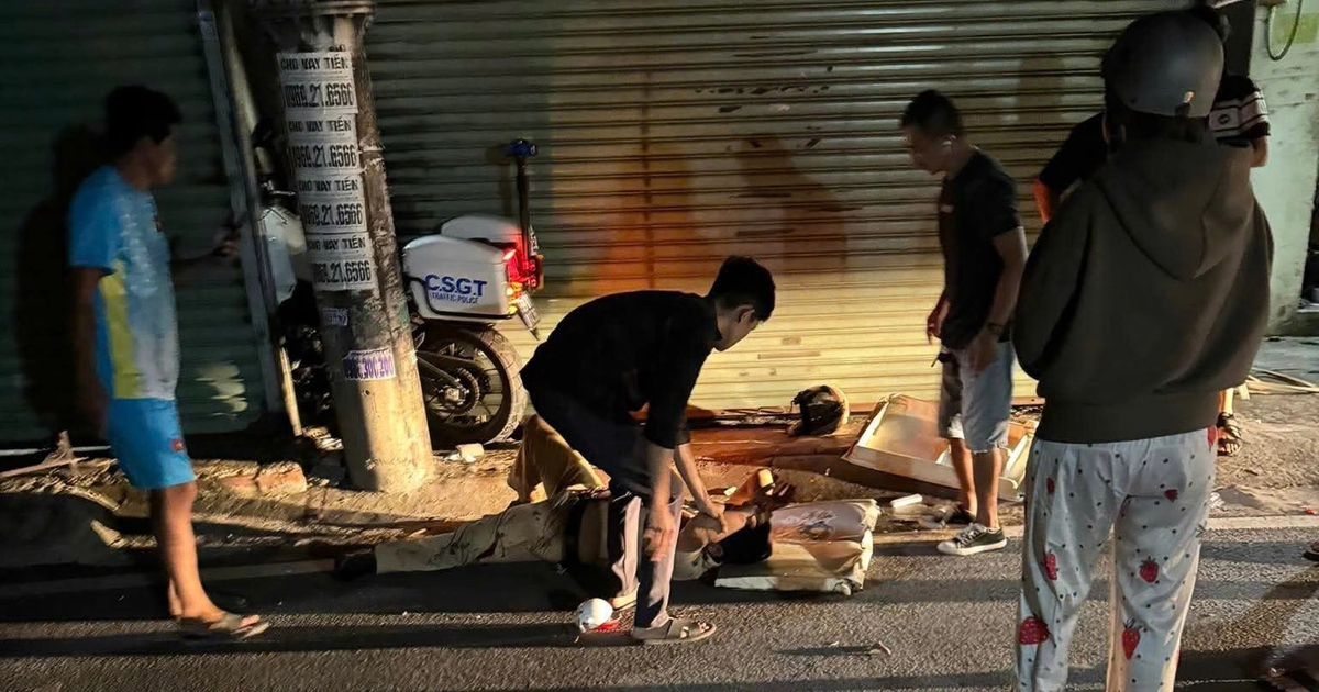Một chiến sĩ CSGT TP.HCM bị thương nặng nghi do truy đuổi cướp