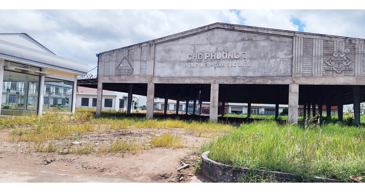 Bạc Liêu: Xây chợ không phép, bị phạt 130 triệu đồng