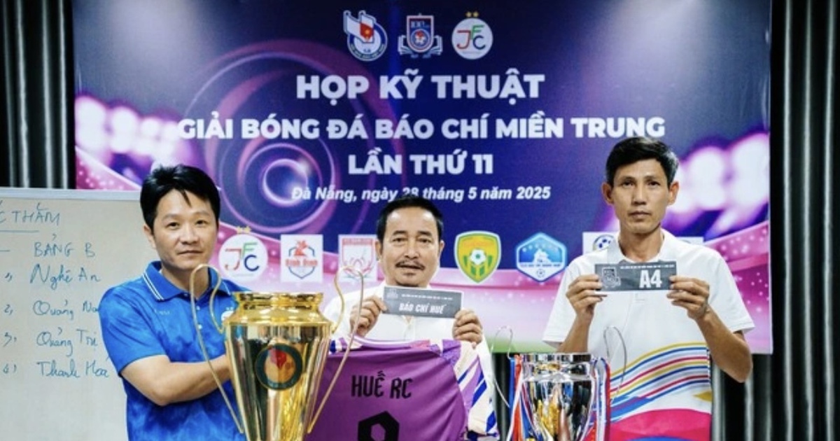 Hơn 200 phóng viên tranh tài giải bóng đá báo chí miền Trung lần thứ 11