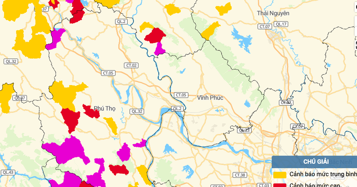 Mưa lớn gần 200 mm, 5 tỉnh nguy cơ có lũ quét, sạt lở đất
