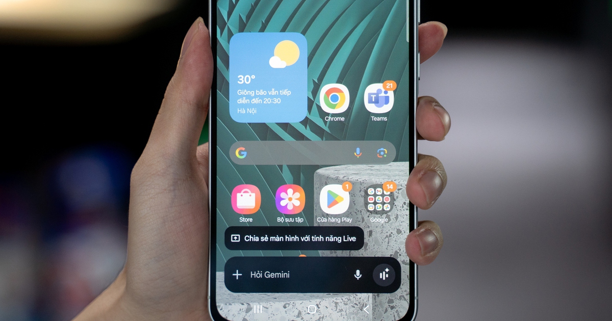 Trải nghiệm trí tuệ nhân tạo Gemini Live trên Galaxy A56