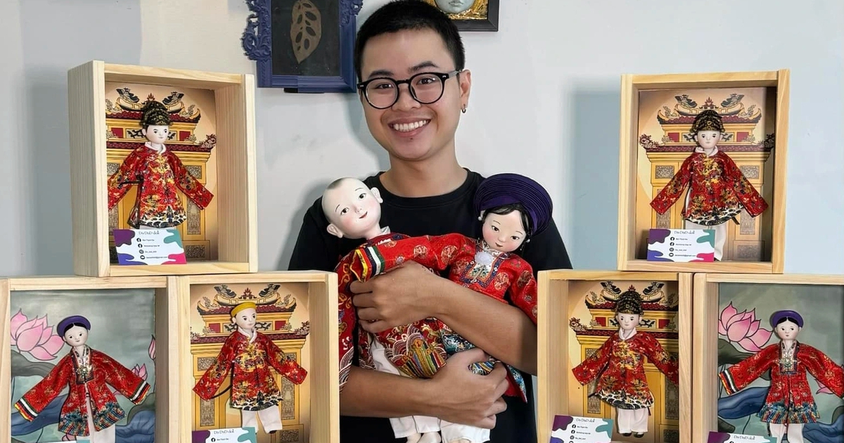 Chàng trai gây sốt giới trẻ bởi búp bê chân dung tả thực