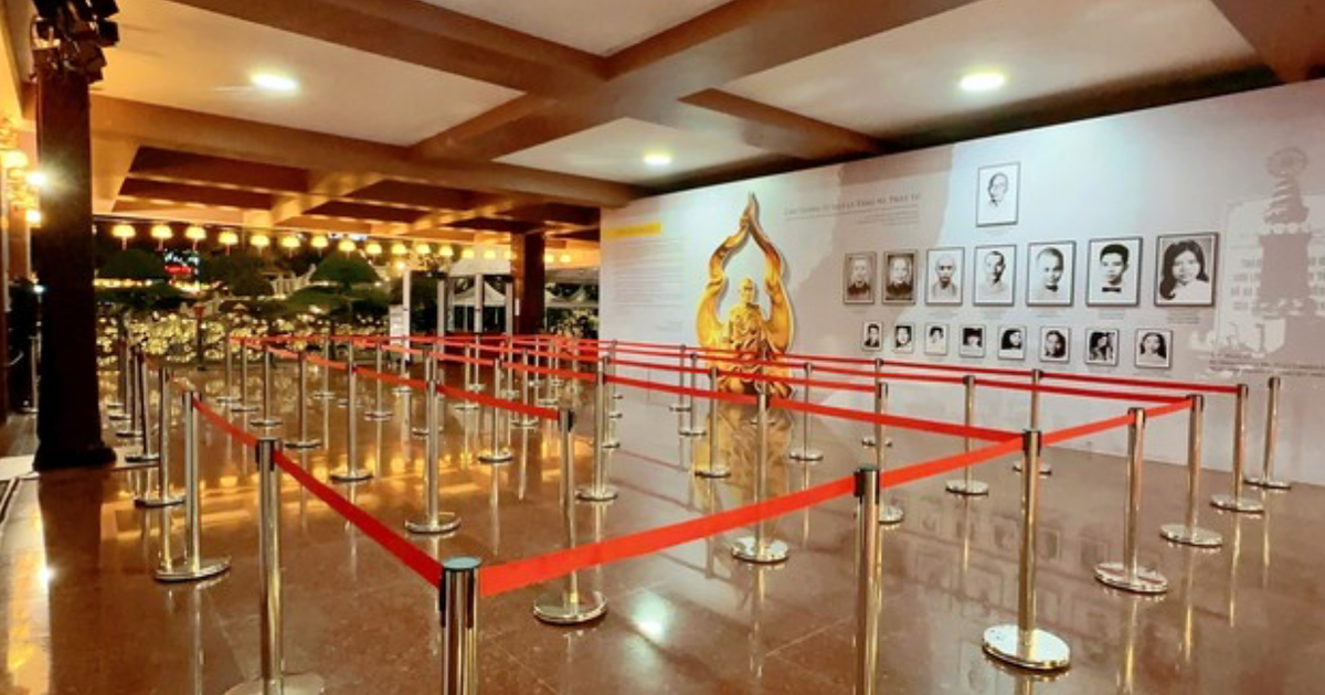 Chính thức chiêm bái xá lợi trái tim Bồ tát Thích Quảng Đức ở Việt Nam Quốc Tự từ ngày 6.5