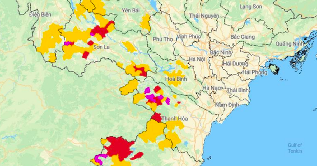 Hôm nay nhiều nơi mưa lớn, 8 tỉnh nguy cơ lũ quét, sạt lở đất