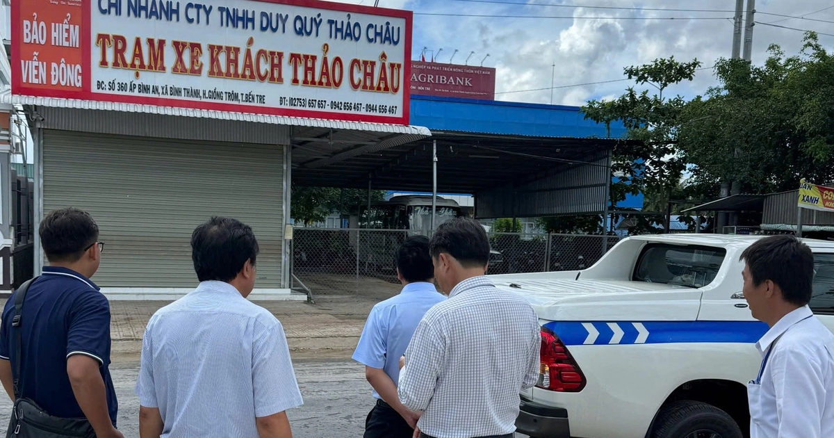Bến Tre: Bị thu hồi giấy phép, nhà xe Duy Quý - Thảo Châu vẫn hoạt động