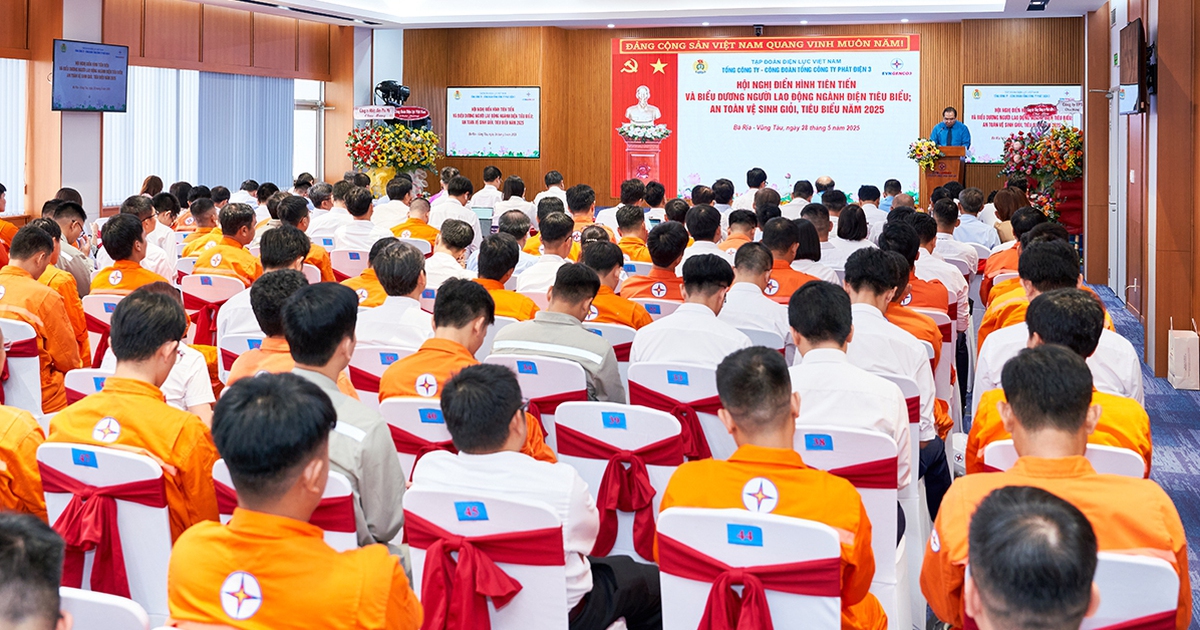 EVNGENCO3 vinh danh 38 điển hình tiên tiến, 42 lao động tiêu biểu năm 2025