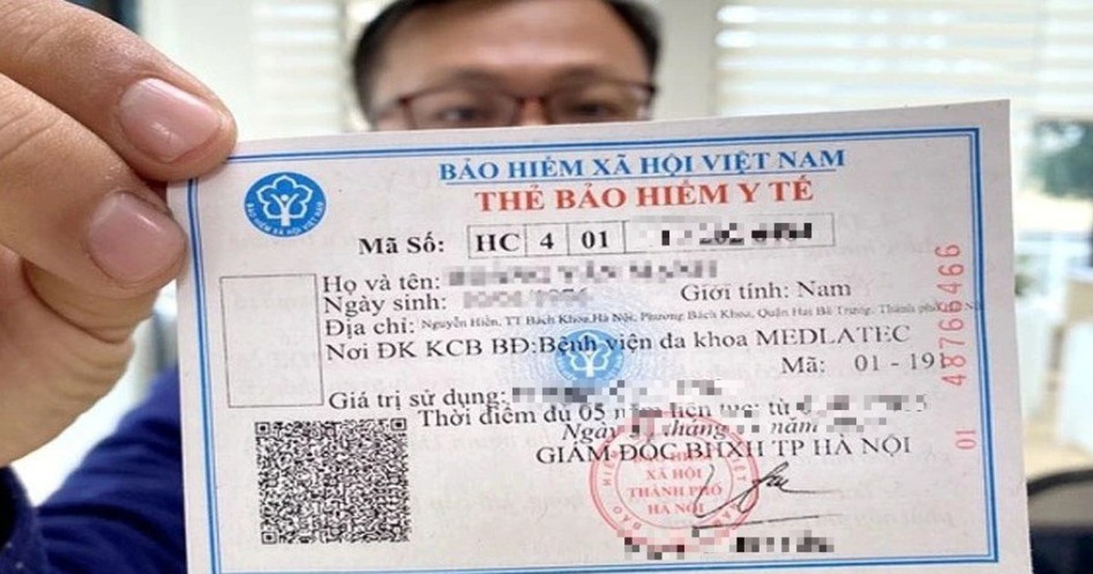 Dừng cấp thẻ bảo hiểm y tế giấy từ 1.6