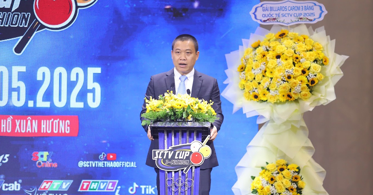 Lễ Khai mạc Giải Billiards Carom 3 băng quốc tế - SCTV Cup 2025