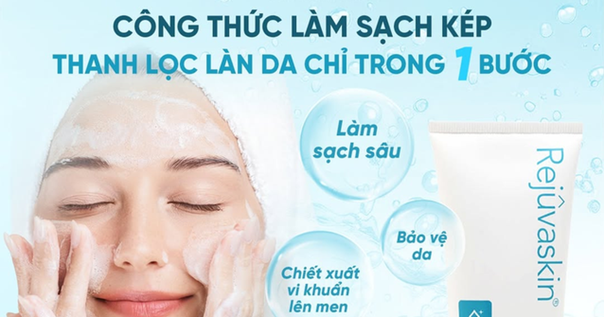 Cách sử dụng sữa rửa mặt Rejuvaskin sạch cả bụi mịn PM2.5 mà không gây khô da