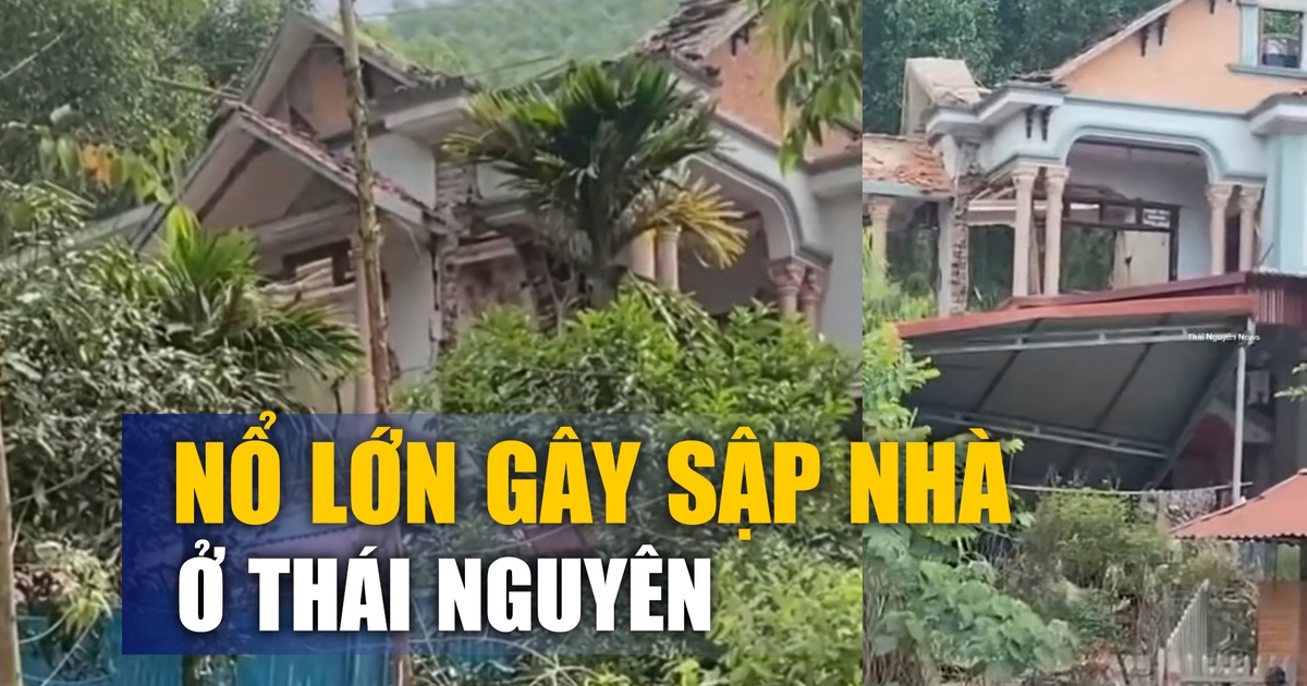 Hiện trường vụ nổ lớn ngôi nhà hai tầng ở Thái Nguyên khiến 4 người thương vong