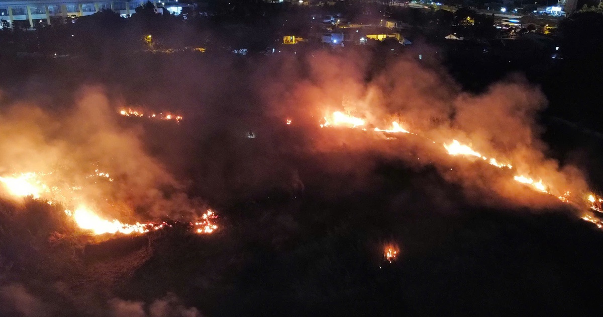 TP.HCM: Liên tục xảy ra cháy ở bãi cỏ, rác nghi do đốt rác