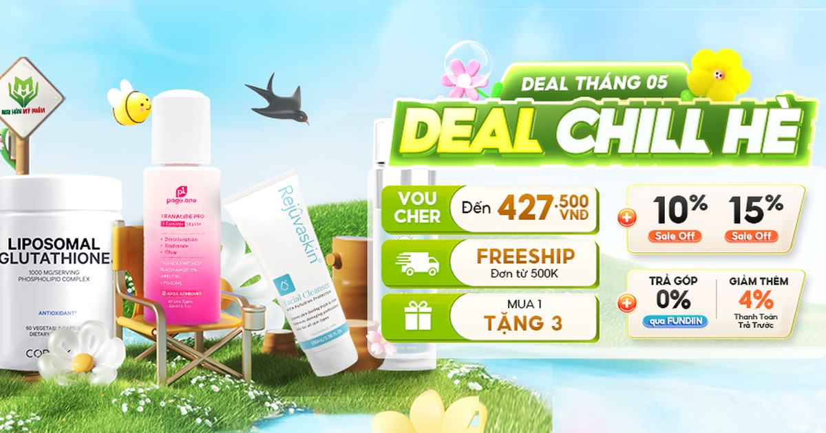 Lỡ mất 5.5, vẫn còn ‘DEAL to’ hết tháng tại Mai Hân mỹ phẩm