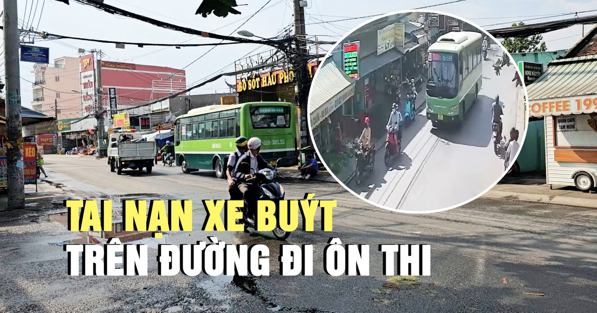 Mẹ con bé trai lớp 6 bị xe buýt cán trúng trên đường đi ôn thi