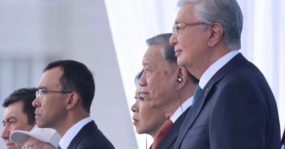 Tổng Bí thư Tô Lâm dự Lễ duyệt binh Kỷ niệm Chiến thắng phát xít tại Kazakhstan