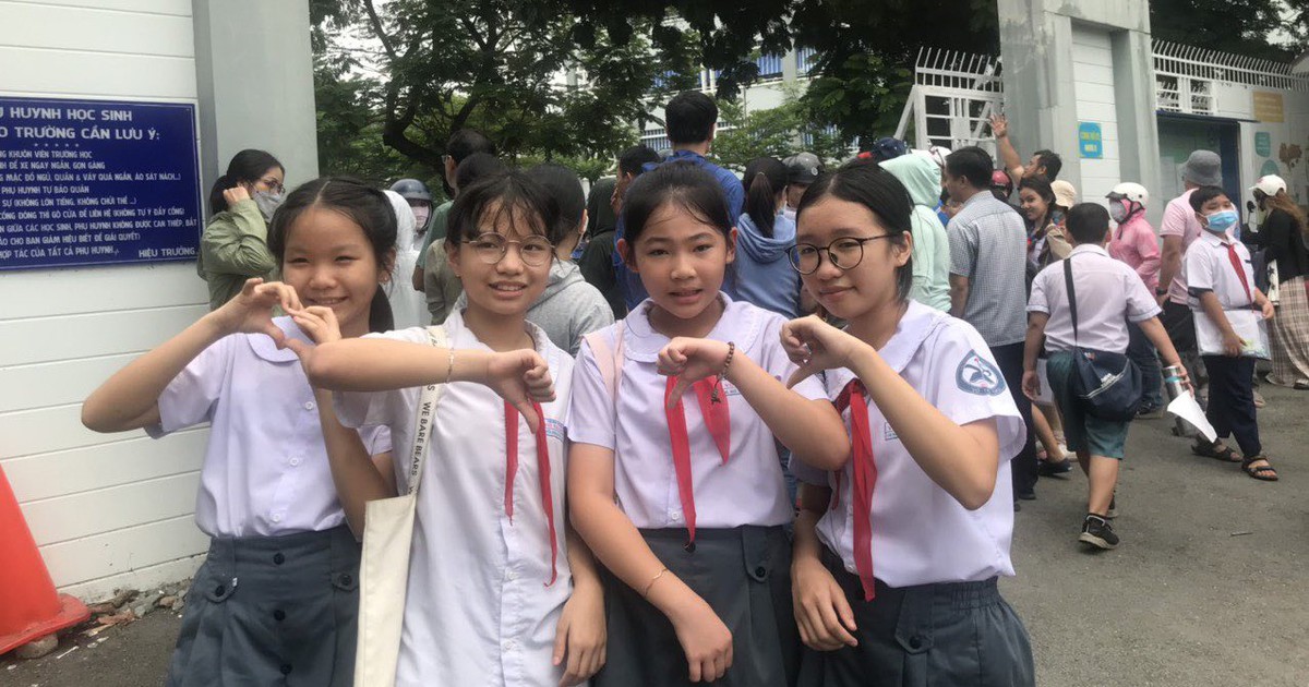 Trường duy nhất ở quận 7, TP.HCM khảo sát đầu vào lớp 6