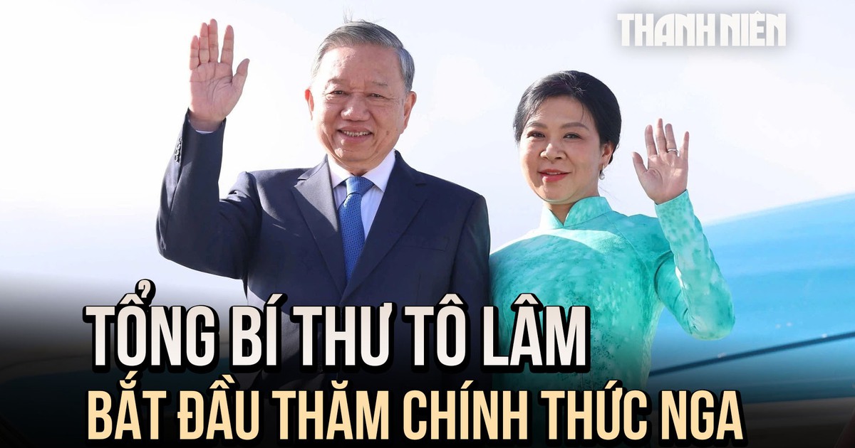 Xem 'Tiến quân ca' hùng tráng vang lên ở Moscow đón Tổng Bí thư Tô Lâm đến thăm Nga