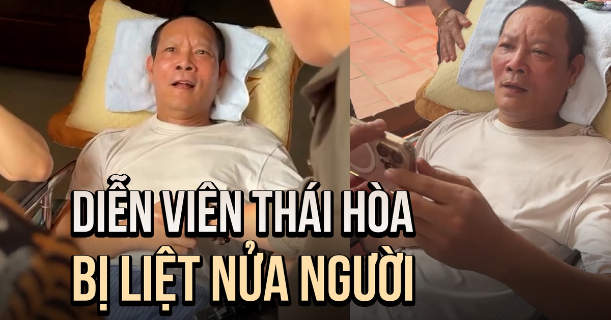 Xót xa tình trạng của diễn viên Thái Hòa khi bị liệt nửa người