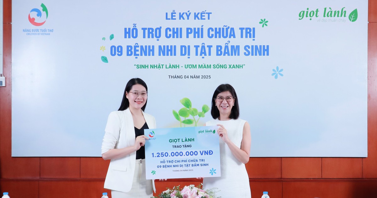 Giọt Lành và Quỹ Nâng Bước Tuổi Thơ: Mang phép màu y tế cho 9 em nhỏ