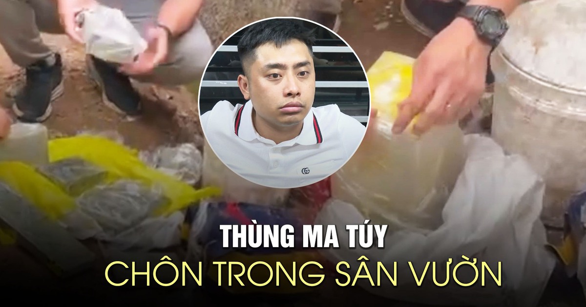 Diễn biến mới vụ ma túy liên quan Bùi Đình Khánh: Cận cảnh thùng heroin trong sân vườn