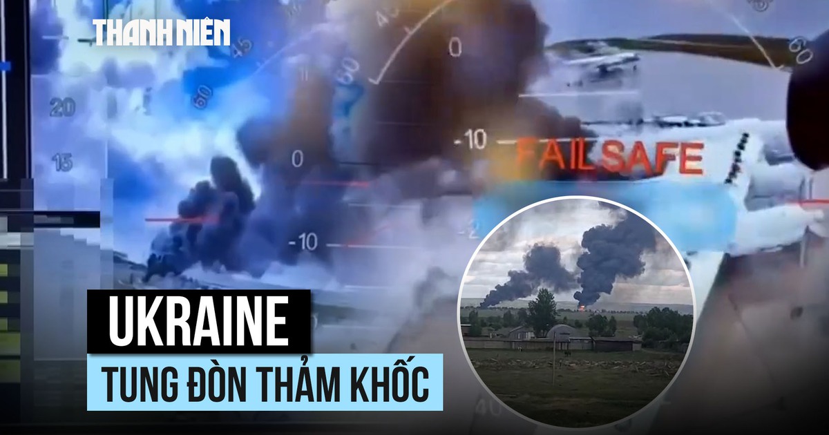 Xem UAV Ukraine hủy diệt các oanh tạc cơ ‘không thể thay thế’ của Nga Xem UAV Ukraine hủy diệt các oanh tạc cơ ‘không thể thay thế’ của Nga