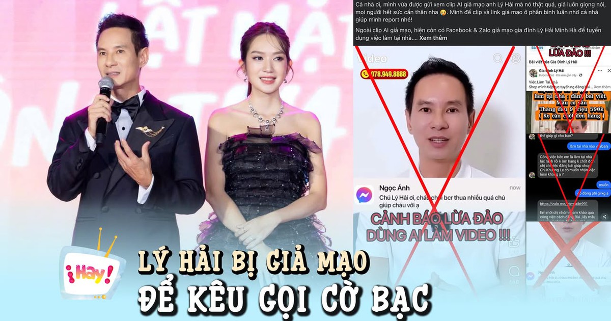 Bỗng dưng thành nạn nhân của AI mạo danh, Lý Hải nói gì?
