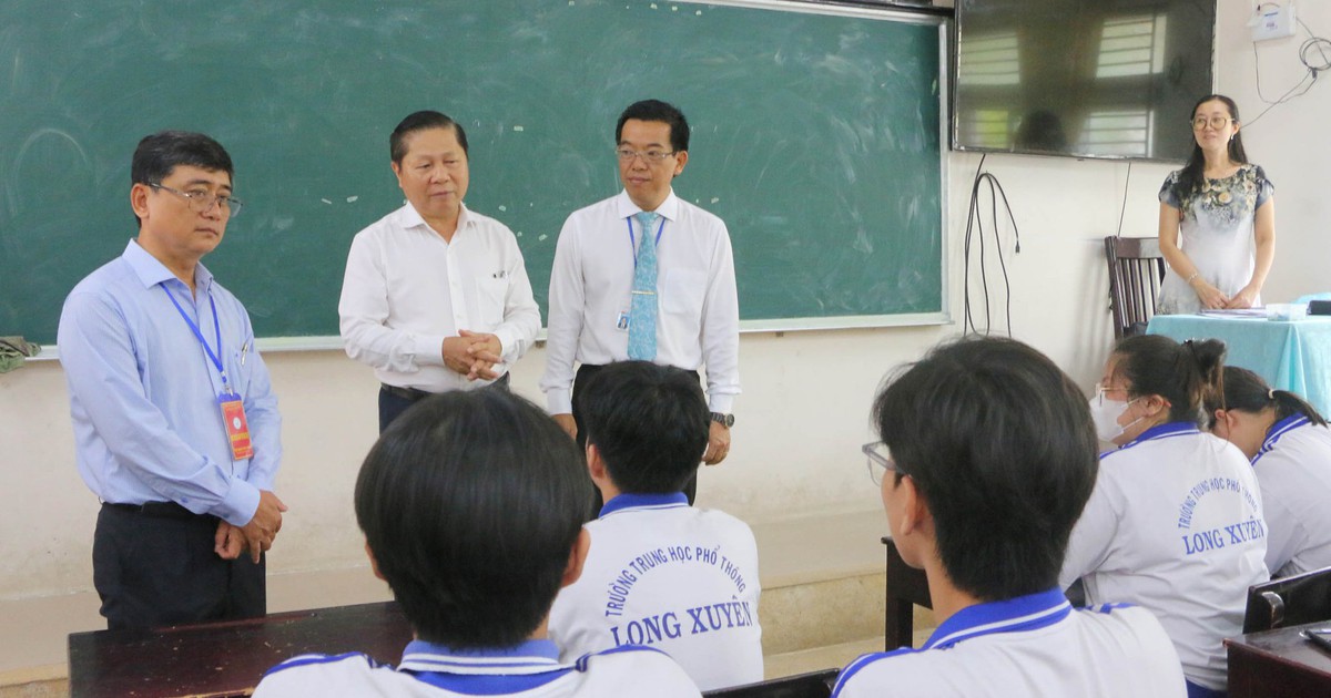 Xây dựng kịch bản, phương án dự phòng các tình huống bất thường thi tốt nghiệp THPT