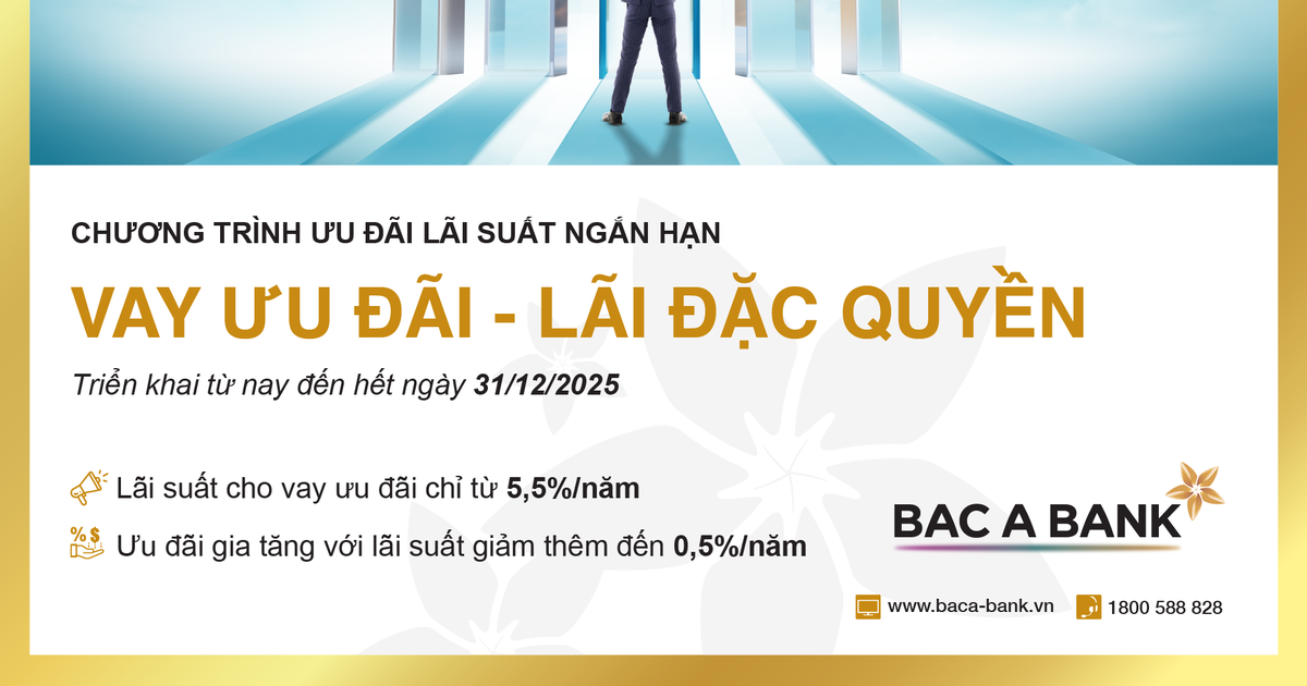 BAC A BANK nguồn vay ngắn hạn: Tạo đà doanh nghiệp nắm bắt cơ hội kinh doanh