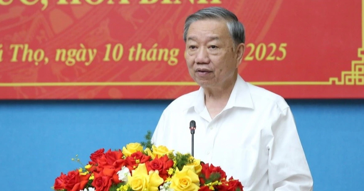 Tổng Bí thư: Hợp nhất Phú Thọ, Vĩnh Phúc và Hòa Bình là 'bước ngoặt chiến lược'
